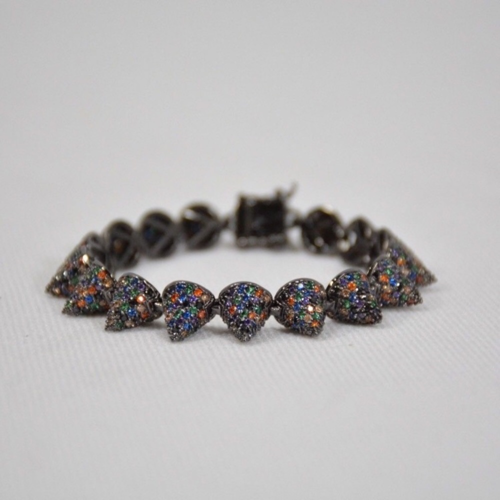 Eddie Borgo pave cone crystal bracelet NWOT